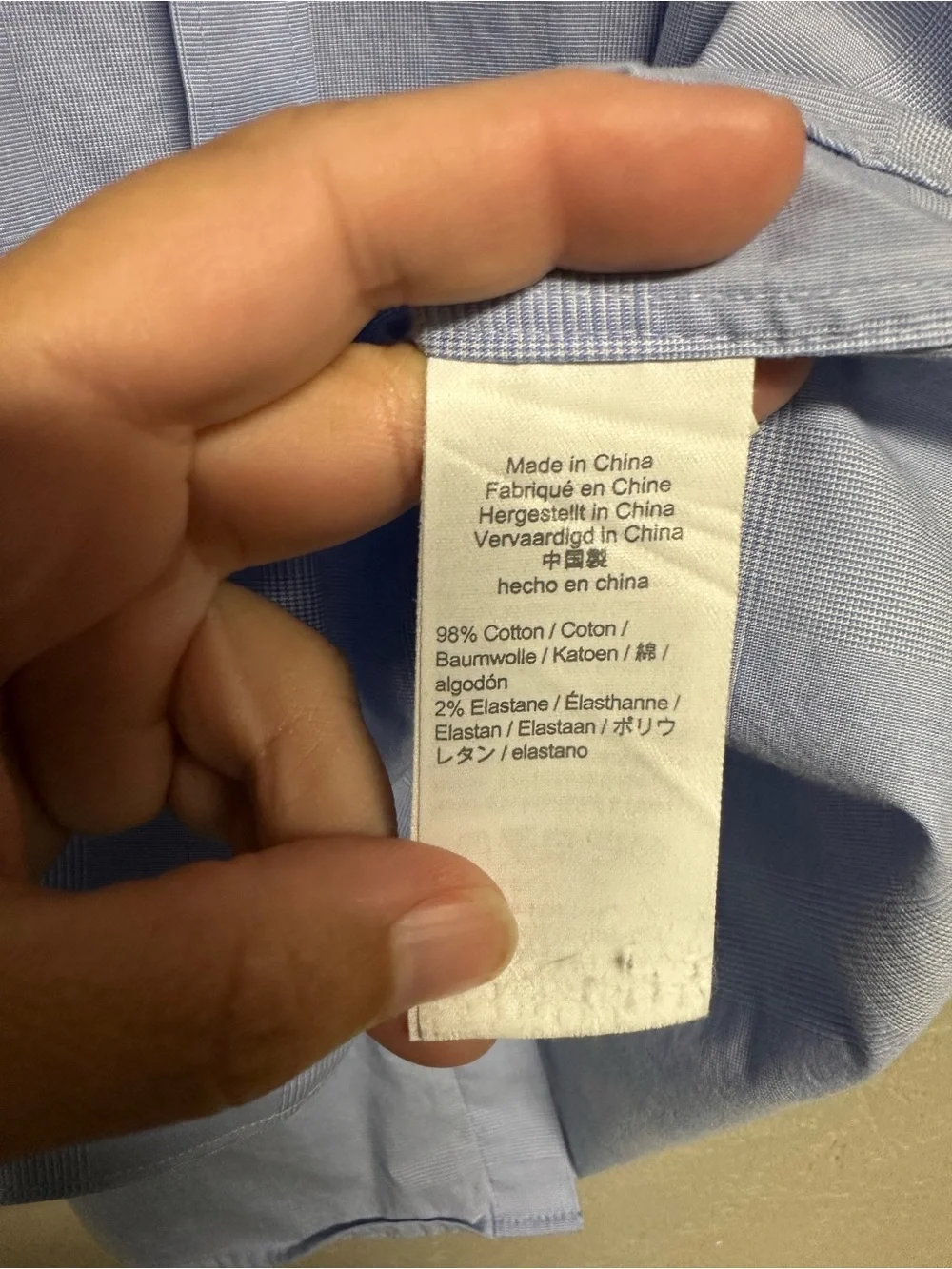 J. Crew Men’s Light Blue Long-Sleeve Button Down Shirt